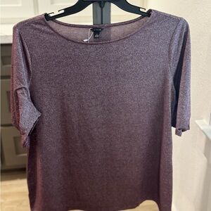 Ann Taylor Women’s Flowing Shimmery Mauve Blouse 3/4 legnth Sleeve Size XXL NWT